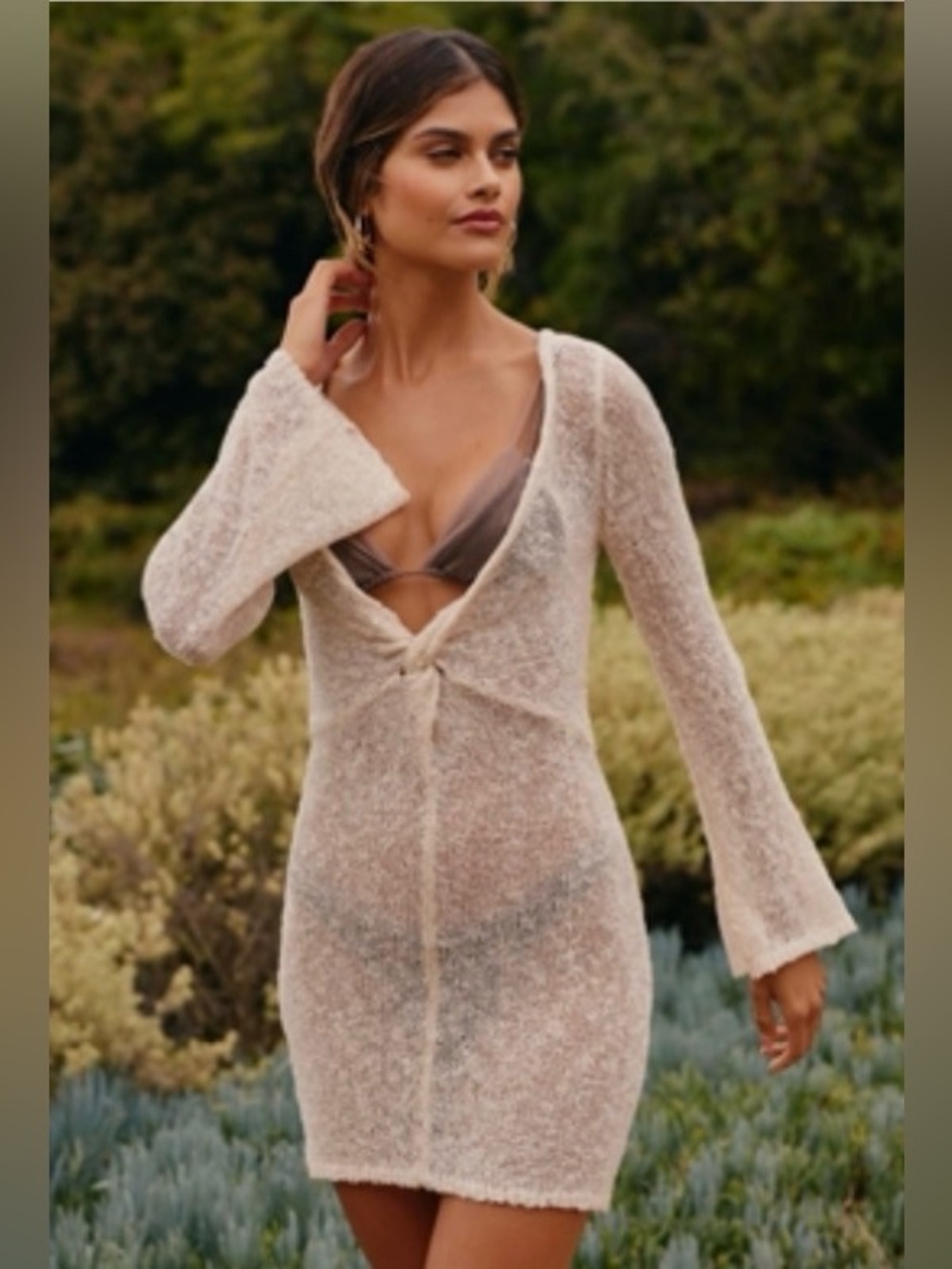 l*space Palisades Coverup - Cream Knit